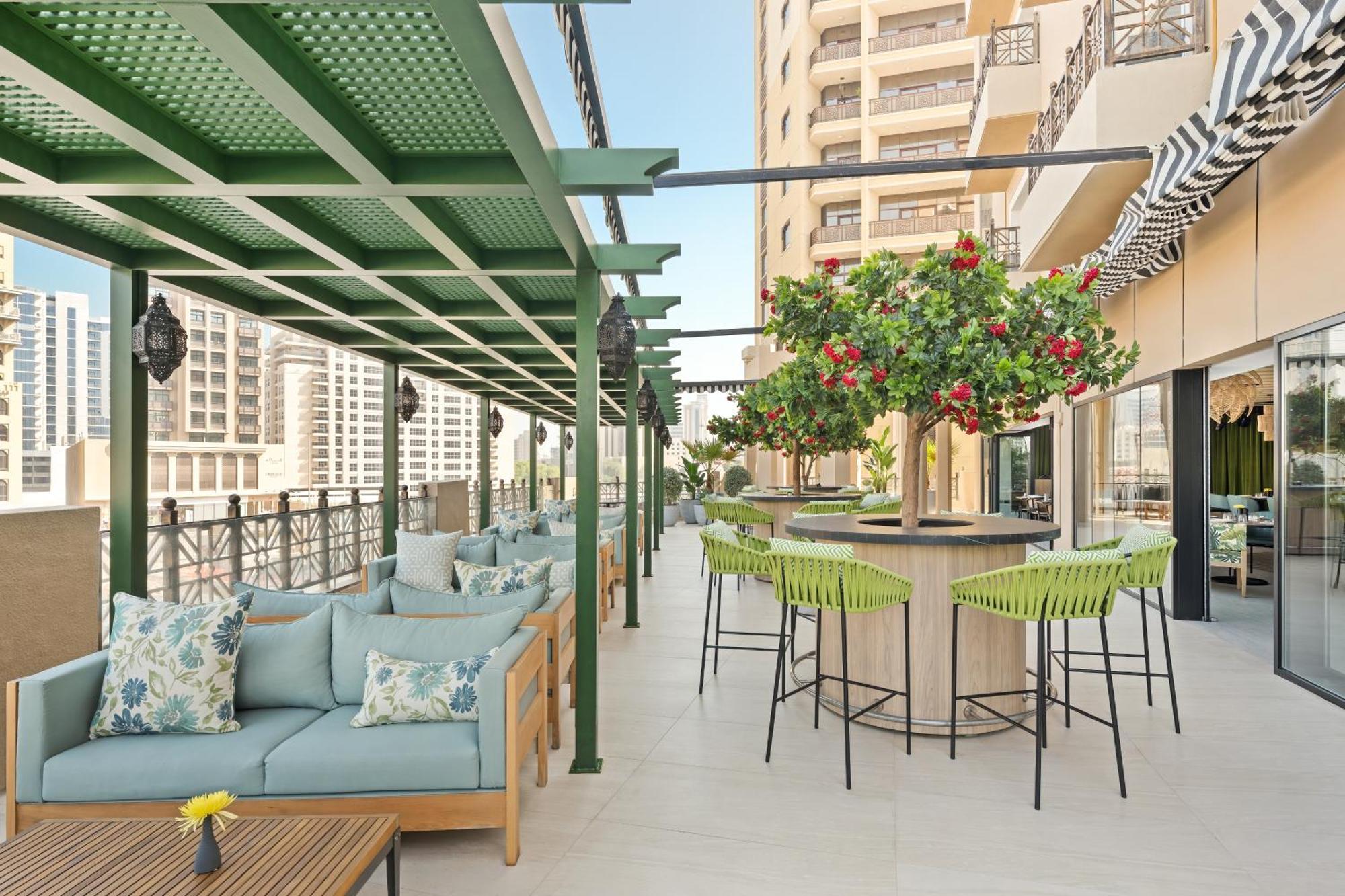 Barcelo Al Jaddaf, Dubai Hotel Kültér fotó Rooftop terrace